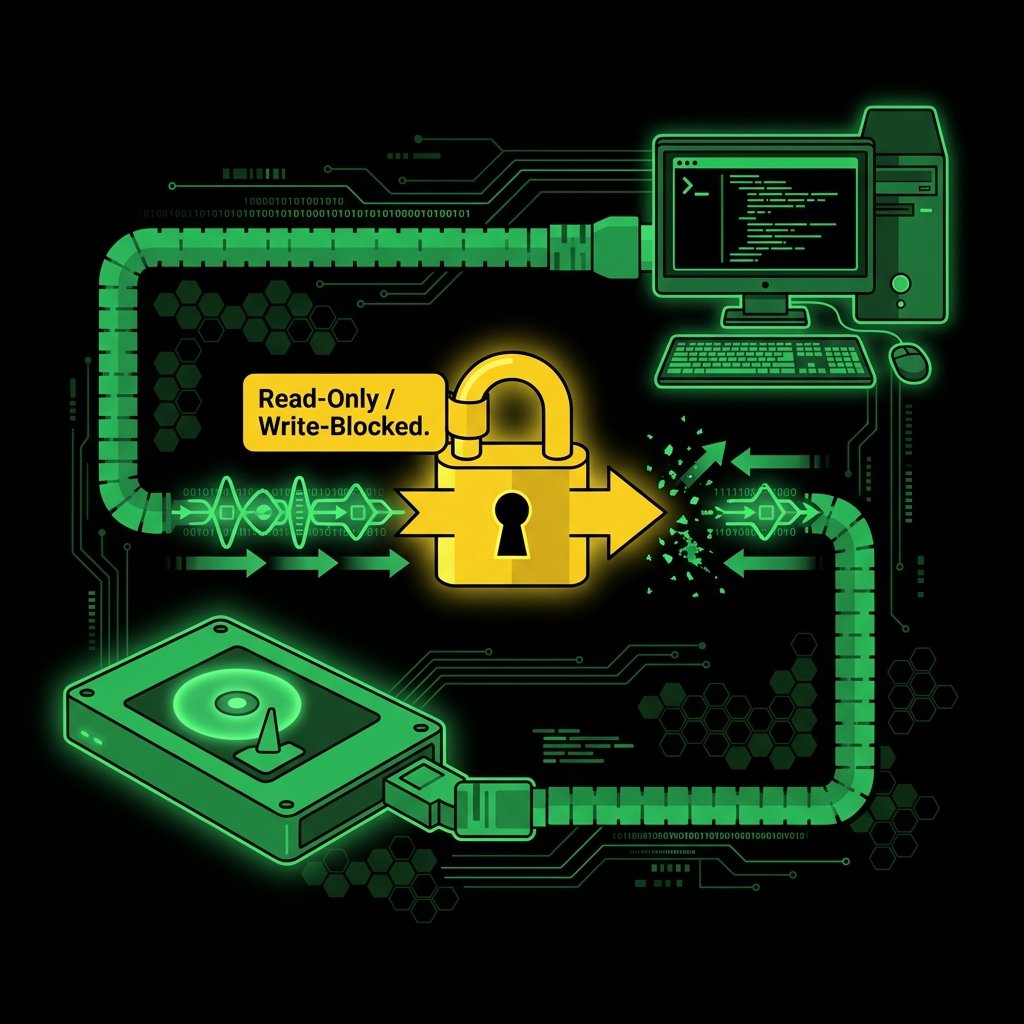 The Write Blocker - Preservation Infographic