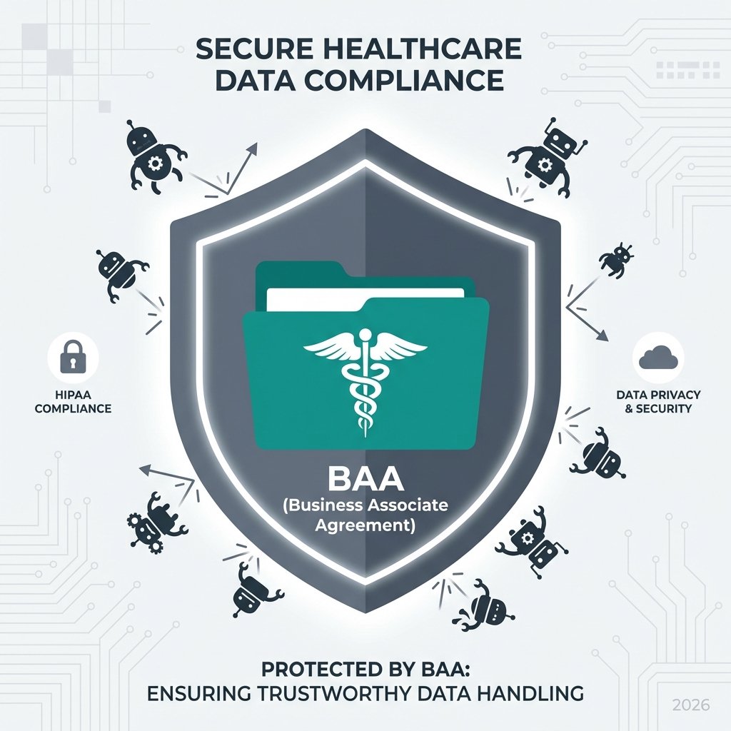 HIPAA-Compliant AI Stack: The BAA Shield