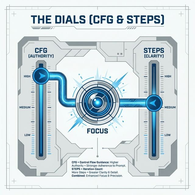 The Dials: CFG & Steps